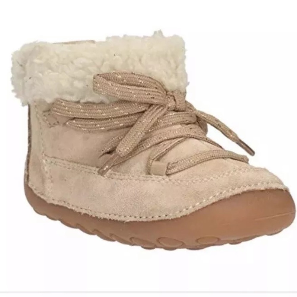 Clark’s first shoes girls little moon blush 2.5